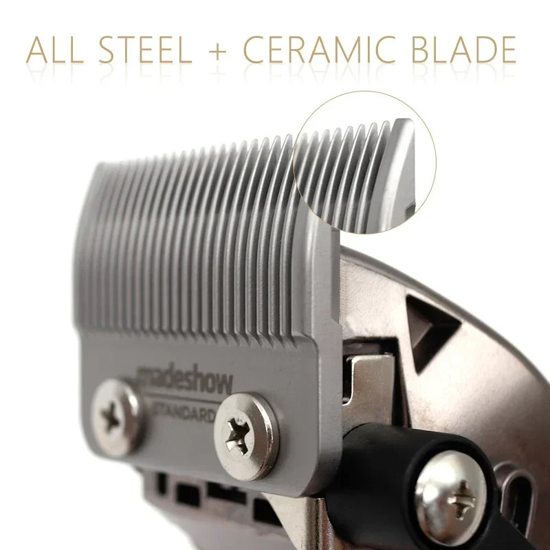 Madeshow M10+ M11 Pro Hair Clipper — 7000RPM Oil Head Trimmer, Ceramic Blade