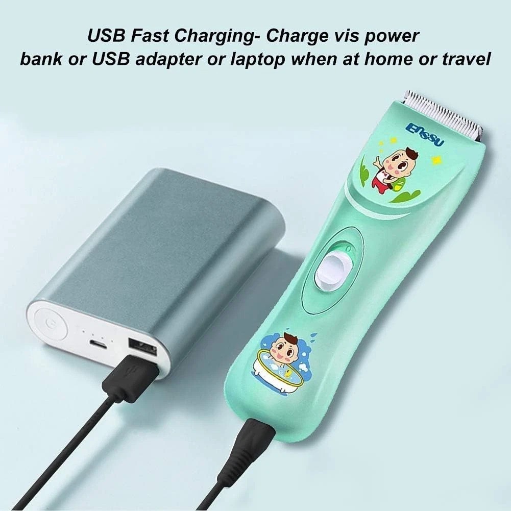 Baby Hair Clippers, Lower Noise Haircut Trimmers for Children with Autism and…