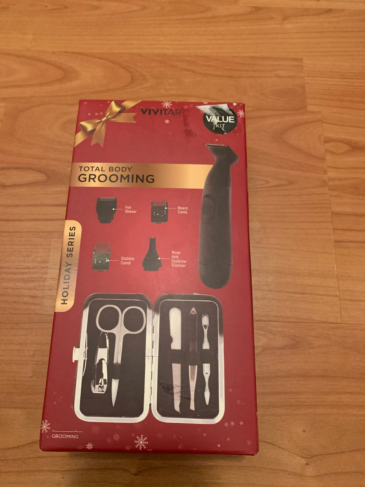 Vivitar Total Body Grooming Beard & Hair Clipping Kit Holiday Series