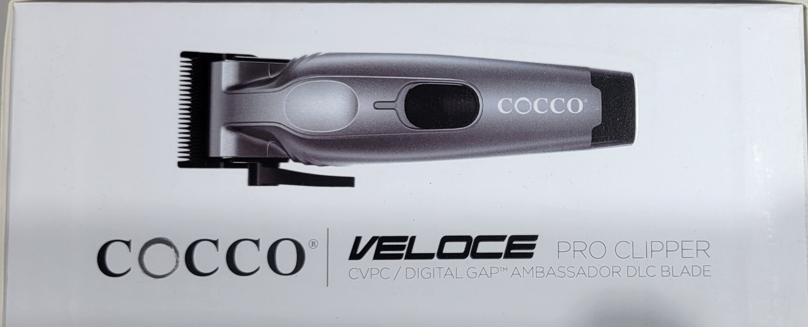 COCCO Veloce Pro MATTE GREY Clipper, Brushless Motor, Digital GAP GREPHENE Blade