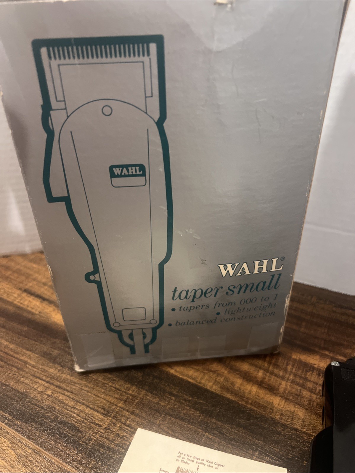 Wahl Designer Hair Clipper in black Small Taper 8200 Works