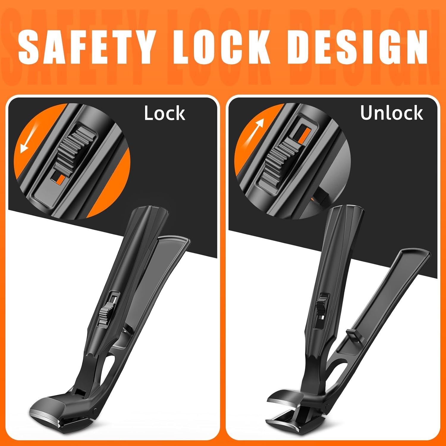 Toenail Clippers for Seniors Thick Toenails 2024 Upgrade Angled Head Large To…
