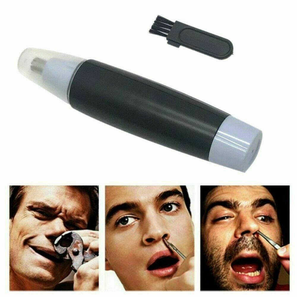 Electric Nose Ear Hair Trimmer Face Neck Eyebrow Shaver Clipper Groomer Cleaner