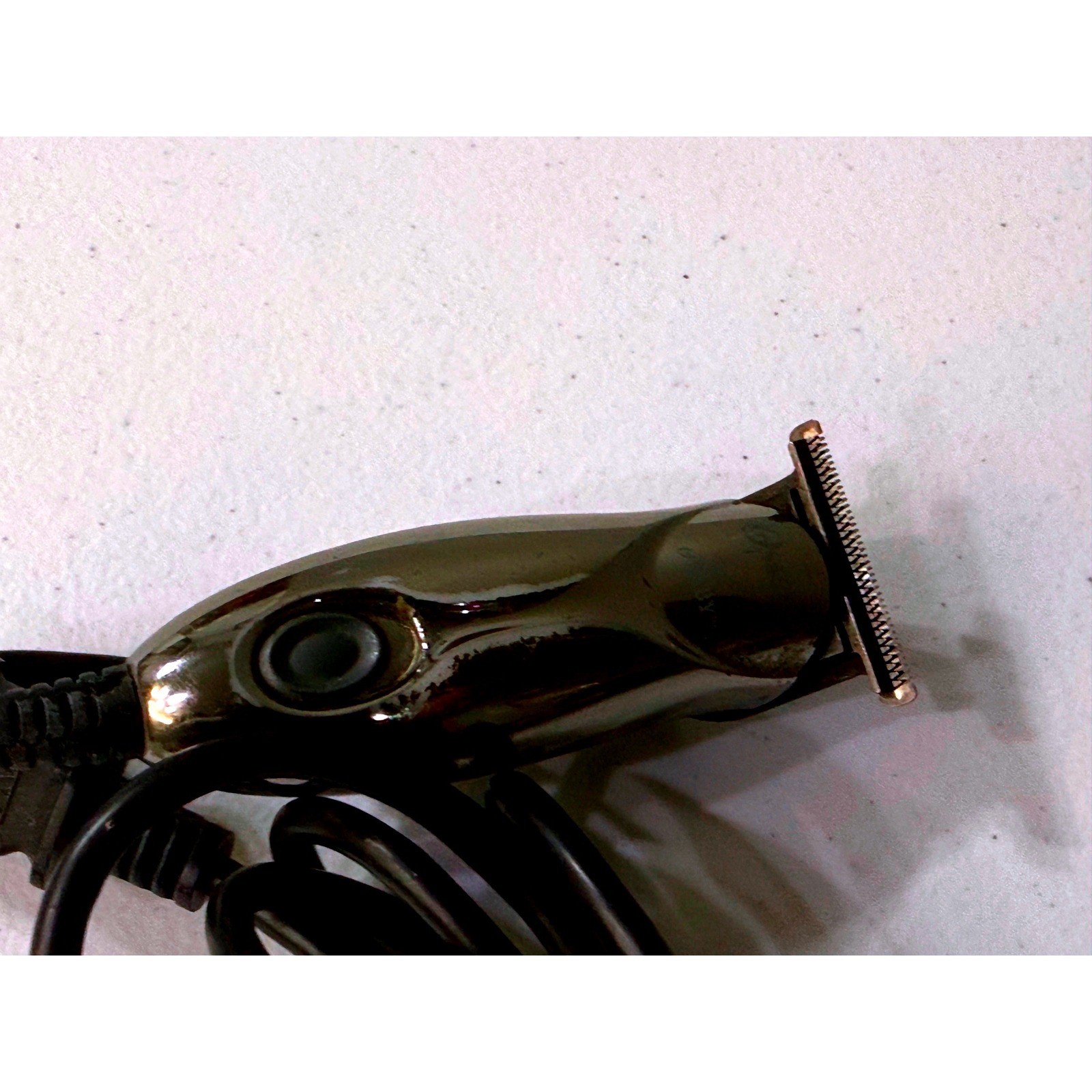 Oster Baby T-Finish Hair Trimmer Corded Professional Detailer Chrome Black