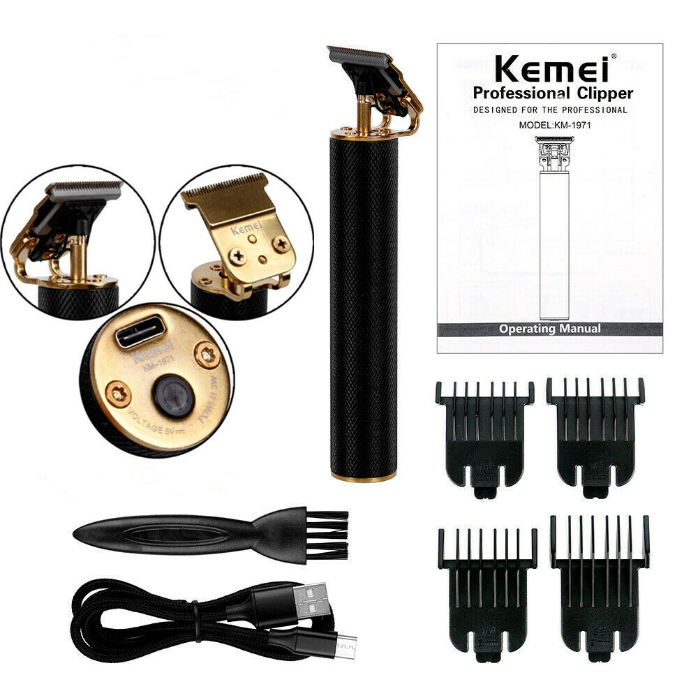 Kemei Professional Electric Hair Clipper Cordless Trimmer Hair Cutting Shaver