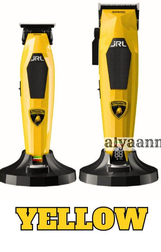 JRL x Lamborghini Diamante Cordless Clipper & Trimmer Set Limited Edition YELLOW