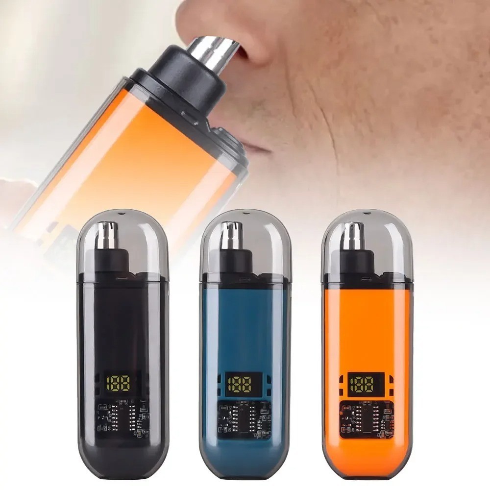 2in 1 Electric Ear & Nose Hair Trimmer Clipper 2024 Painless Eyebrow Groomer man