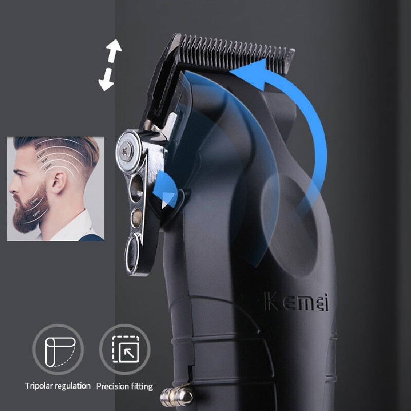 Kemei-2296 Cordless Electric Hair Trimmer Clipper Professional Cutting Machine