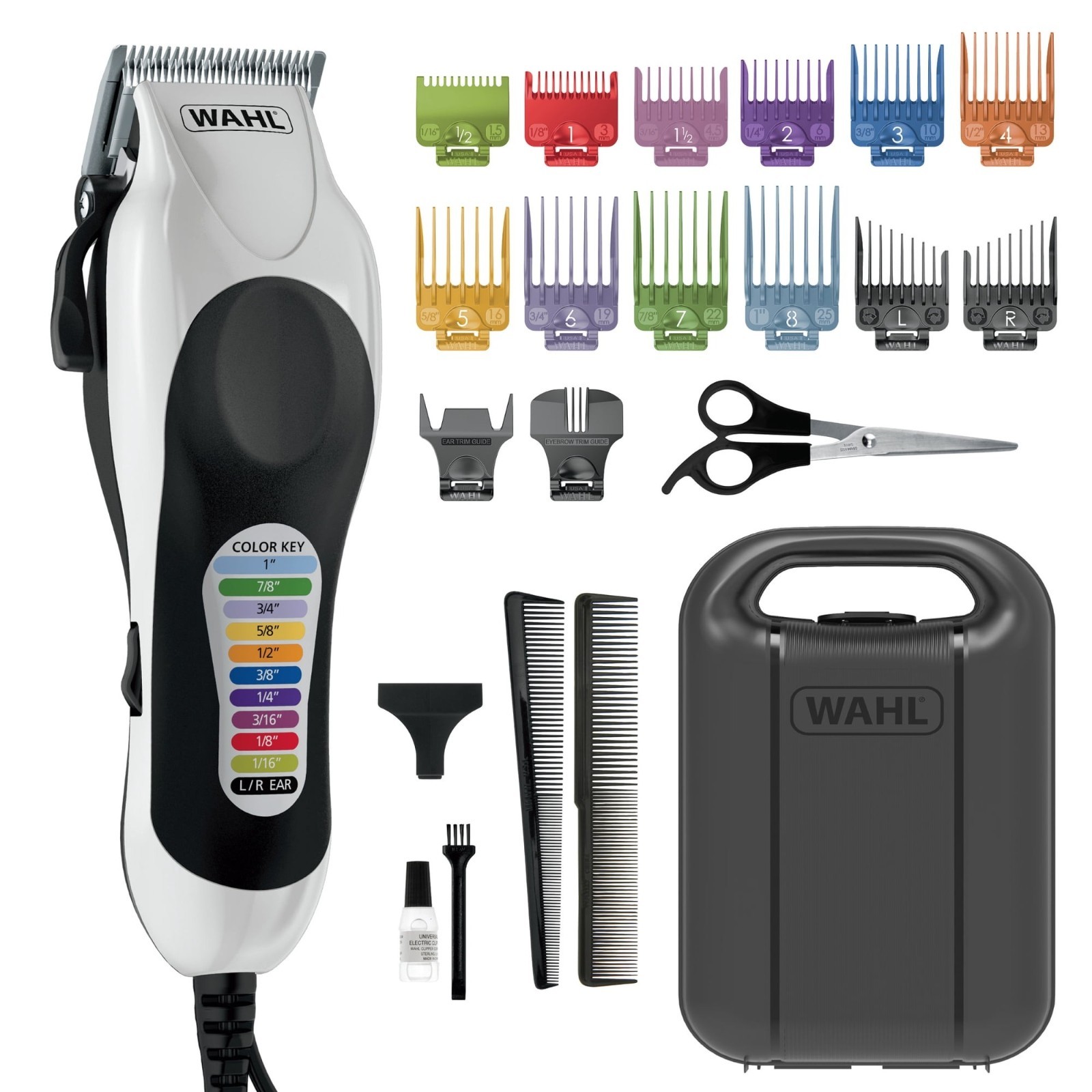 Wahl Color Pro Plus Haircut Kit Corded Clippers 79752T FREESHIP