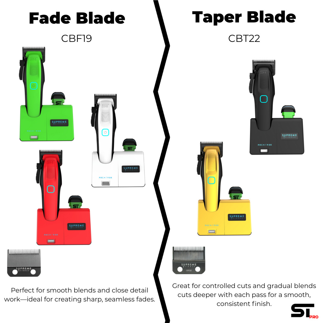 Product image Supreme Trimmer Recharge Clipper w/ DLC Taper Blade STC779 | Green