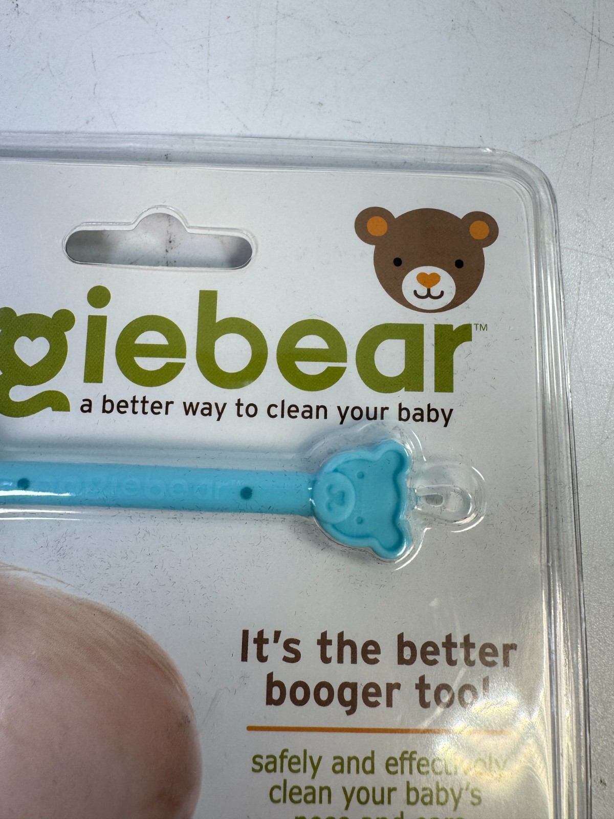 Oogiebear Baby Booger Tool Nasal Ear Cleaner Blue 0+ Months New Sealed