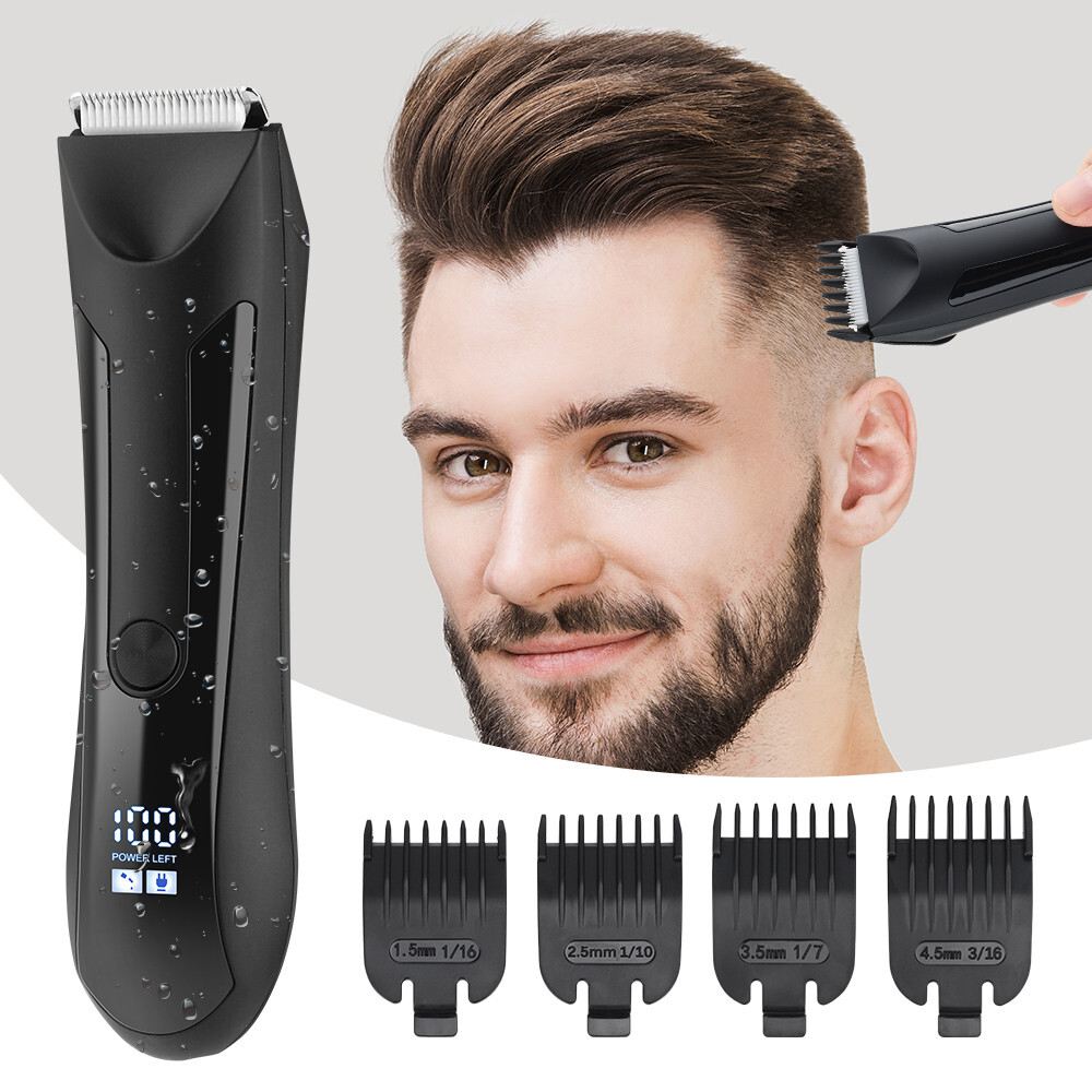 Manscape Groin Hair Trimmer for Men’s Electric Ball Trimmer Wet/Dry Body Shaver
