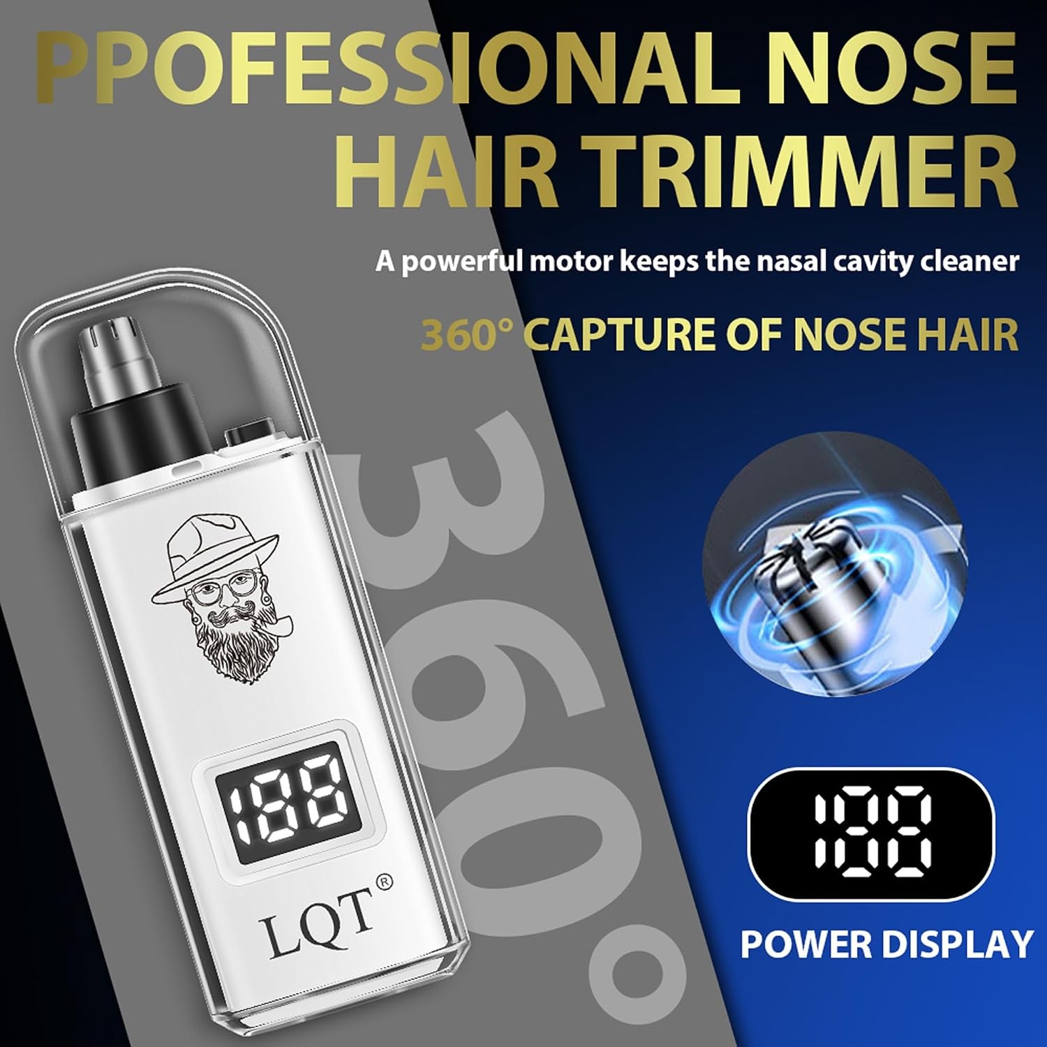 Men’s 4-in-1 Cordless Grooming Kit: Hair Clipper, Trimmer, Shaver