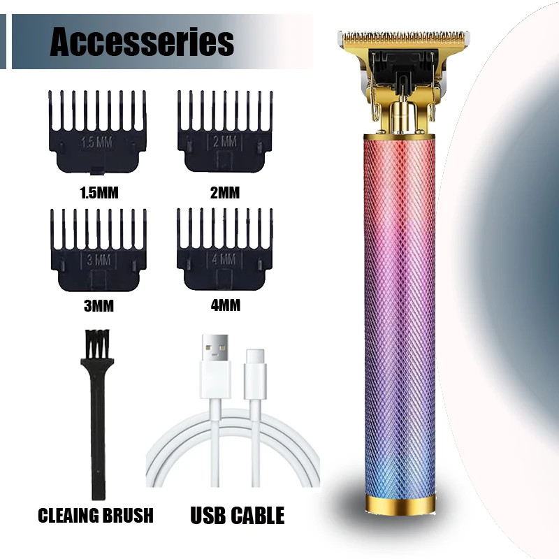 Electric Hair Cutting Machine Vintage T9 Clipper Hair Rechargeable Man Shaver Tr