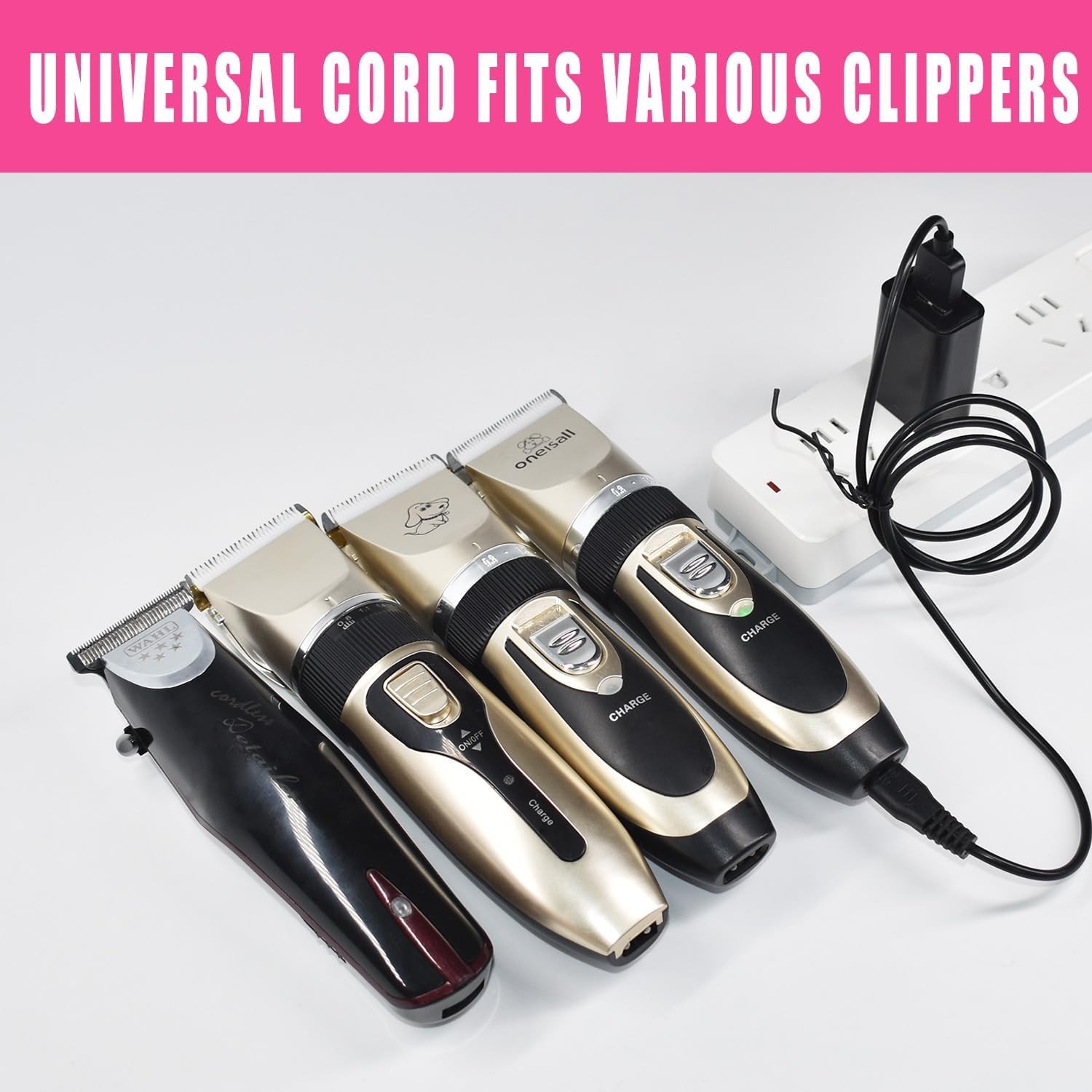 Lightweight Universal Charger Cord – Compatible with Ceenwes, SUPRENT Clippers