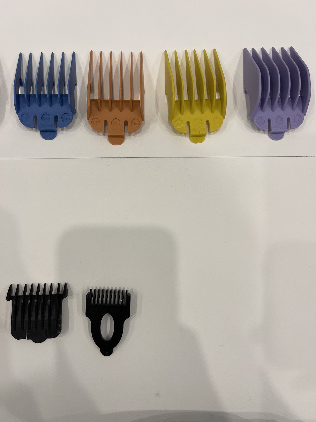 Huge Wahl Hair Clipper Trimmer Lot – 5 Clippers, Metal & Color Guards, Case Comb