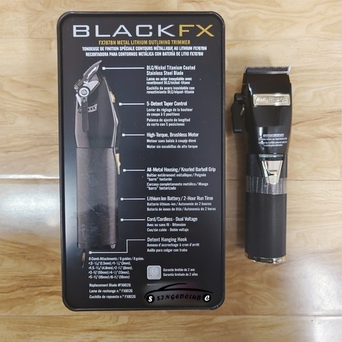 New Babyliss Pro BLACK and GOLD FX FX870BN Cord/Cordless Adjustable Clipper
