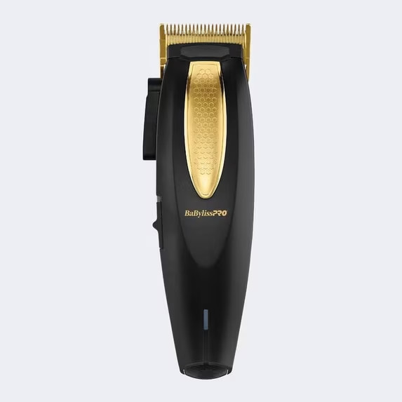 BaBylissPRO LithiumFX+ Cord/Cordless Ergonomic Clipper Gold FX673NS