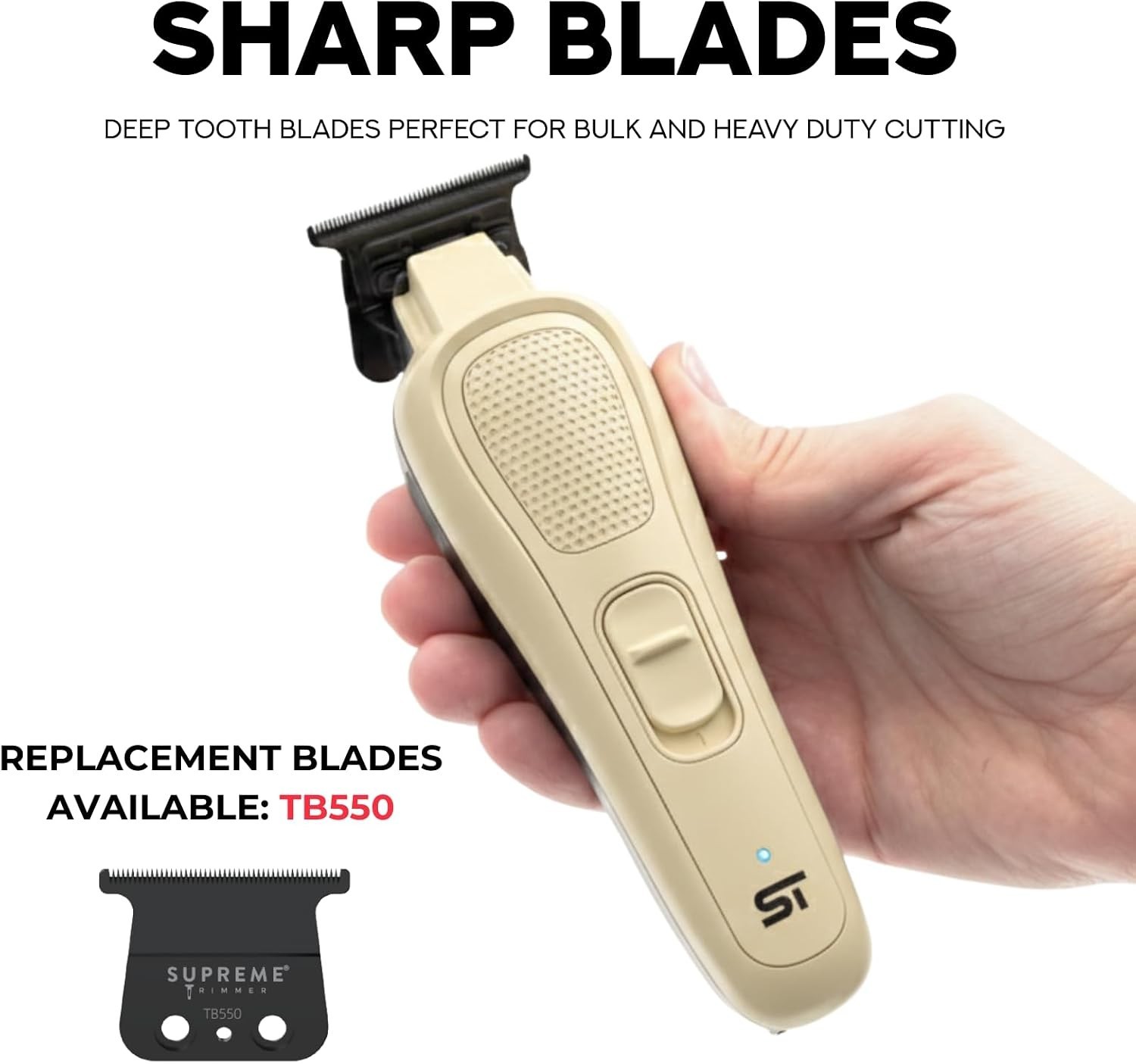 Supreme Trimmer Darkstar82 Metal Barber Trimmer w. Magnetic Vector Motor | ST800