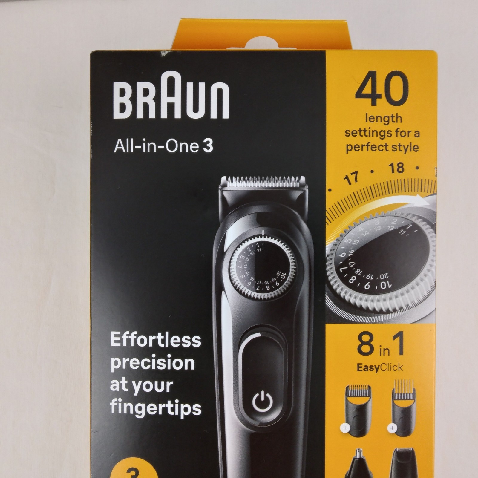 Braun Series 3 All-in-One 8-in-1 Electric Beard Trimmer Kit & Razor New