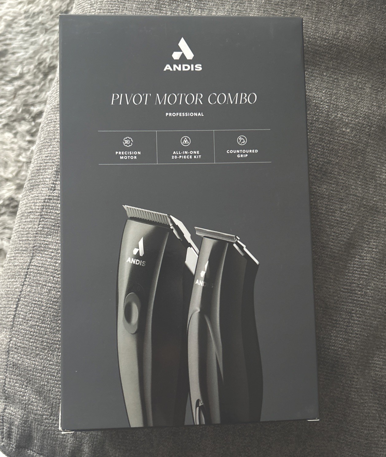 Andis Professional Pivot Motor Combo Clipper Trimmer Barber Salon Set 24810 New!
