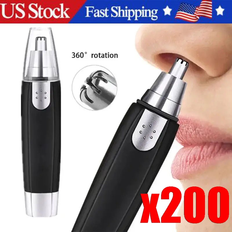 Electric Nose Ear Hair Trimmer Face Eyebrow Mustache Beard Shaver Clipper Unisex