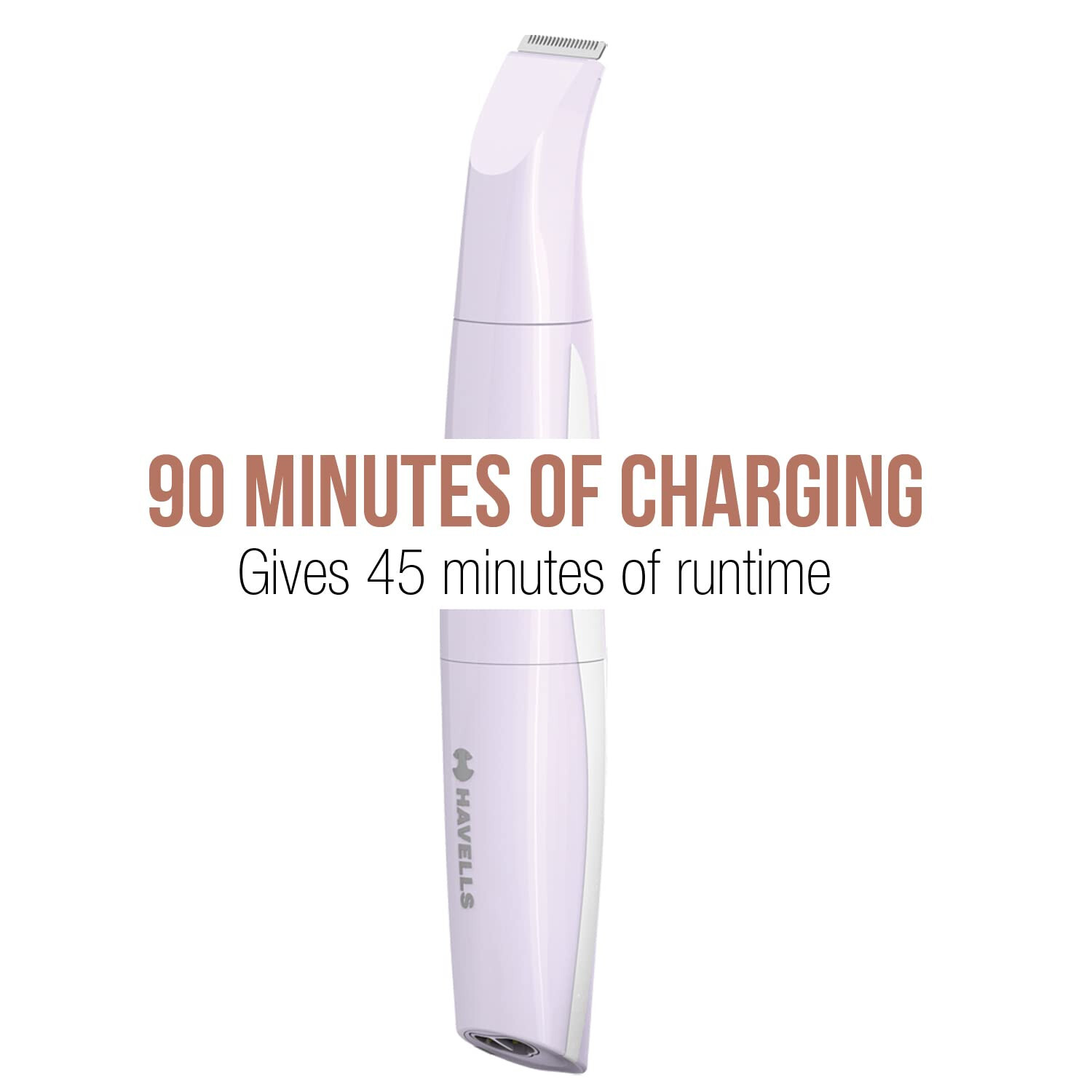 Havells 4-In-1 Lady Body Groomer, Purple,Recharegeable,‎FD5004,