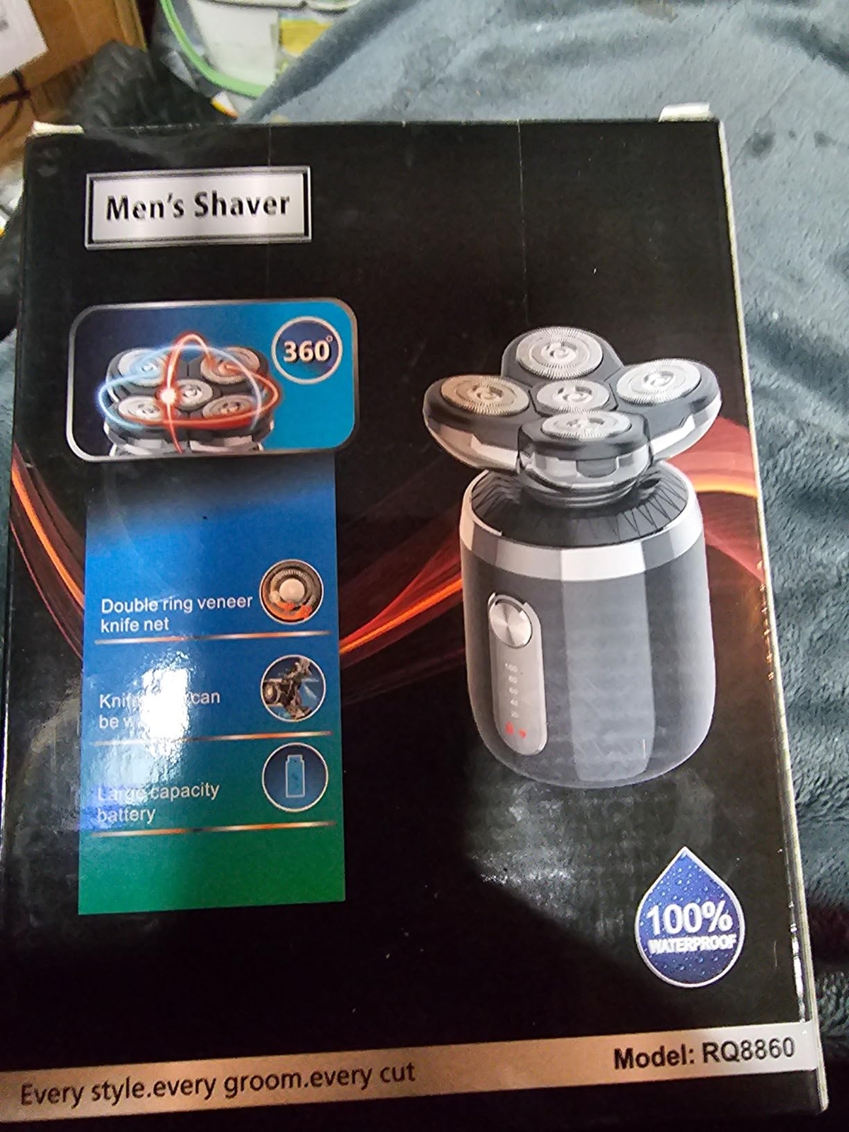 Cordless Electric Hair Remover Shavers Bald Head Razor Smooth Skull Cord Wet Dry