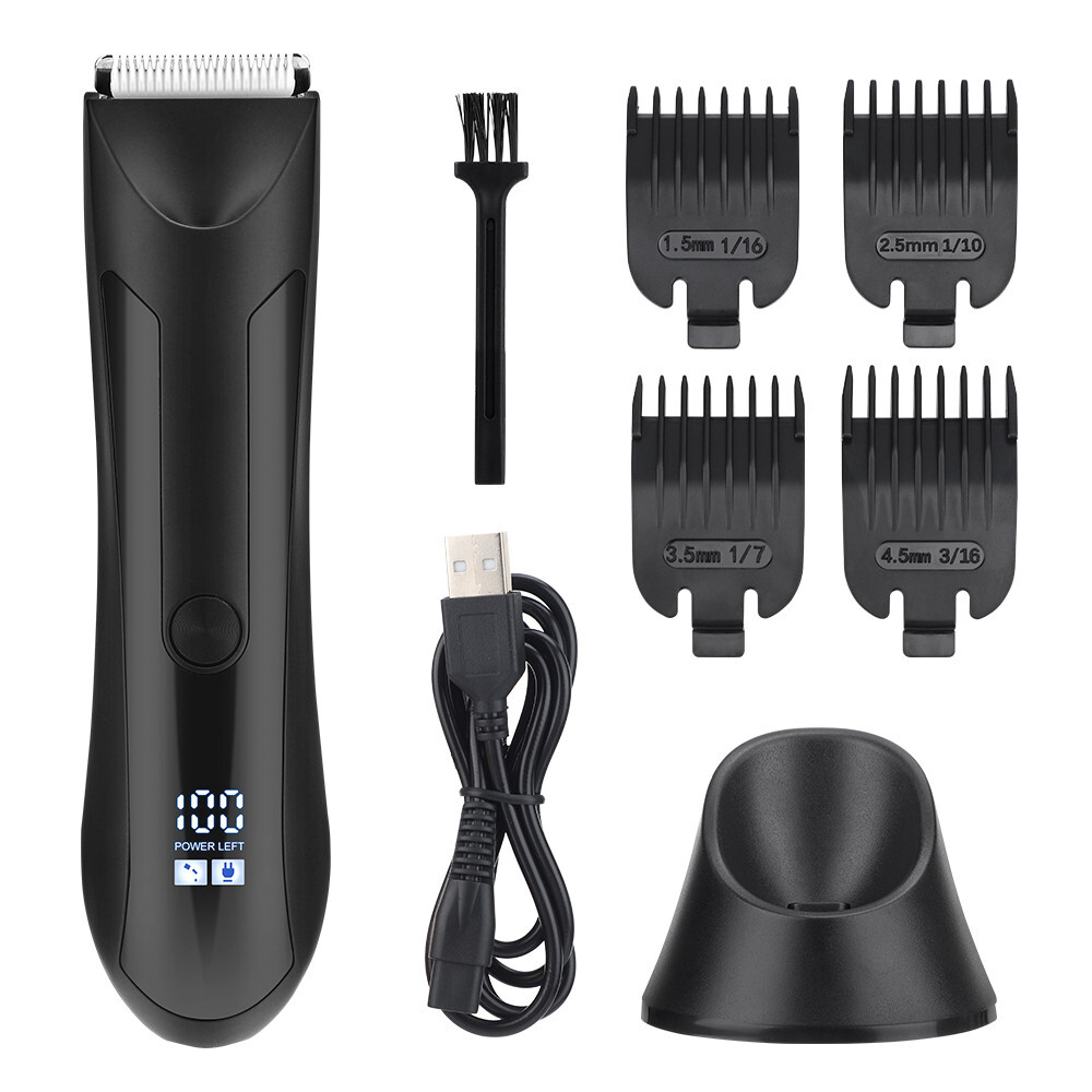 Manscape Groin Hair Trimmer for Men’s Electric Ball Trimmer Wet/Dry Body Shaver