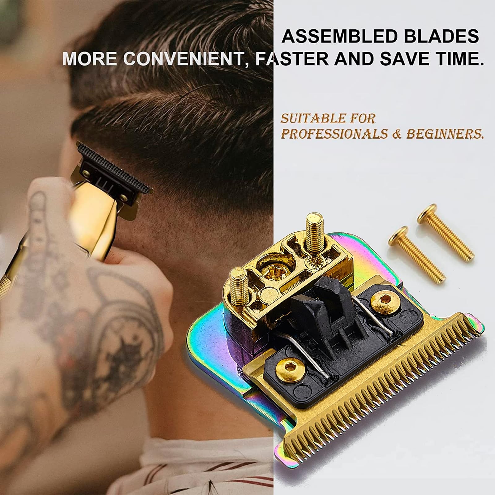 FX707Z Replacement Trimmer Blades compatible with BaByliss PRO Coloured-1PC
