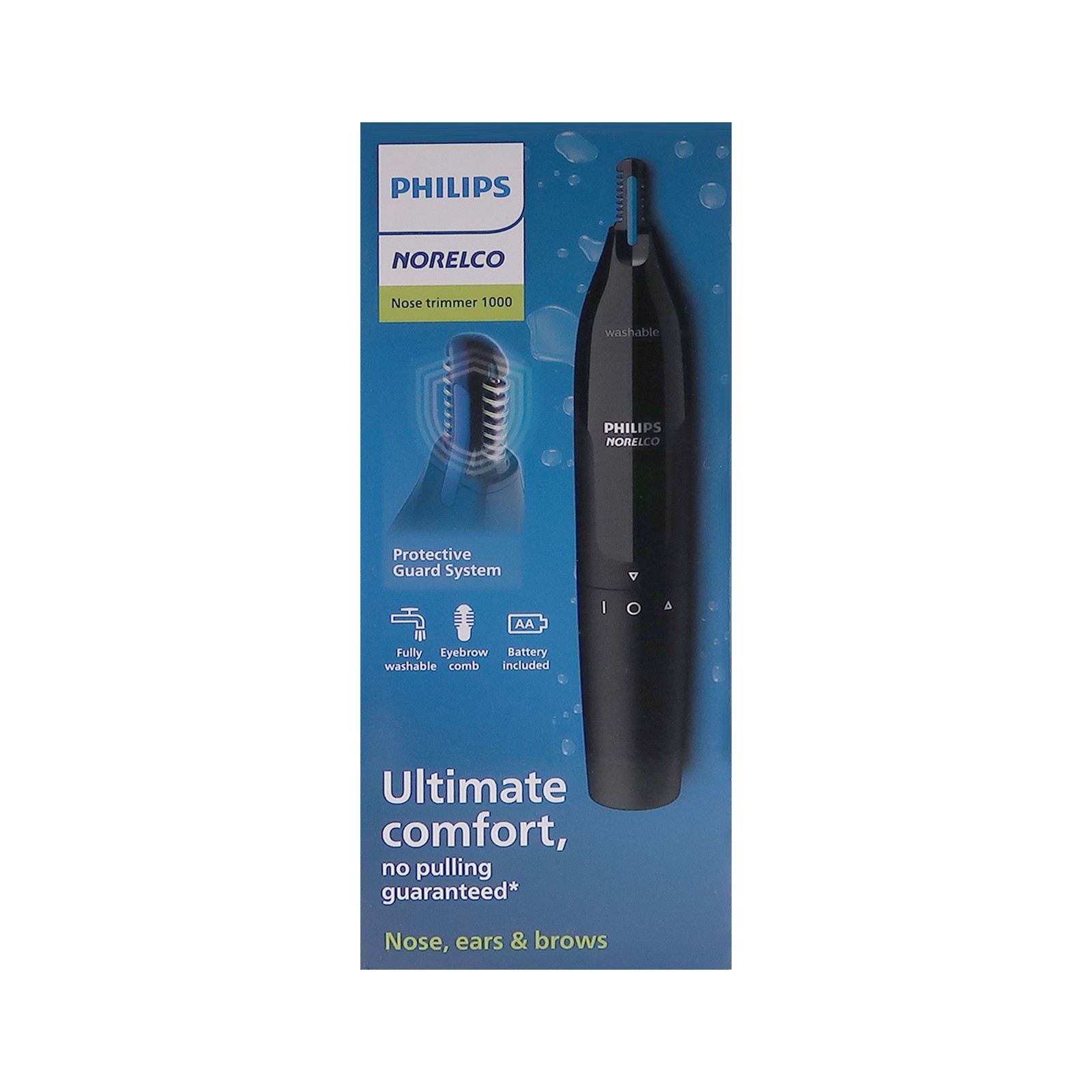Philips Norelco Ultimate Comfort Nose Trimmer 1000 Battery Powered NT1605/60