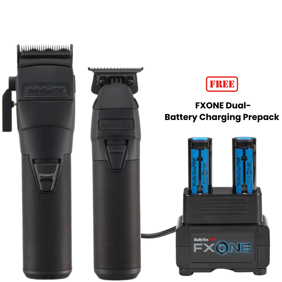 BaBylissPRO FXONE BlackFX Clipper & Hair Trimmer | FX1CTMBTO (+ BATTERY SET)