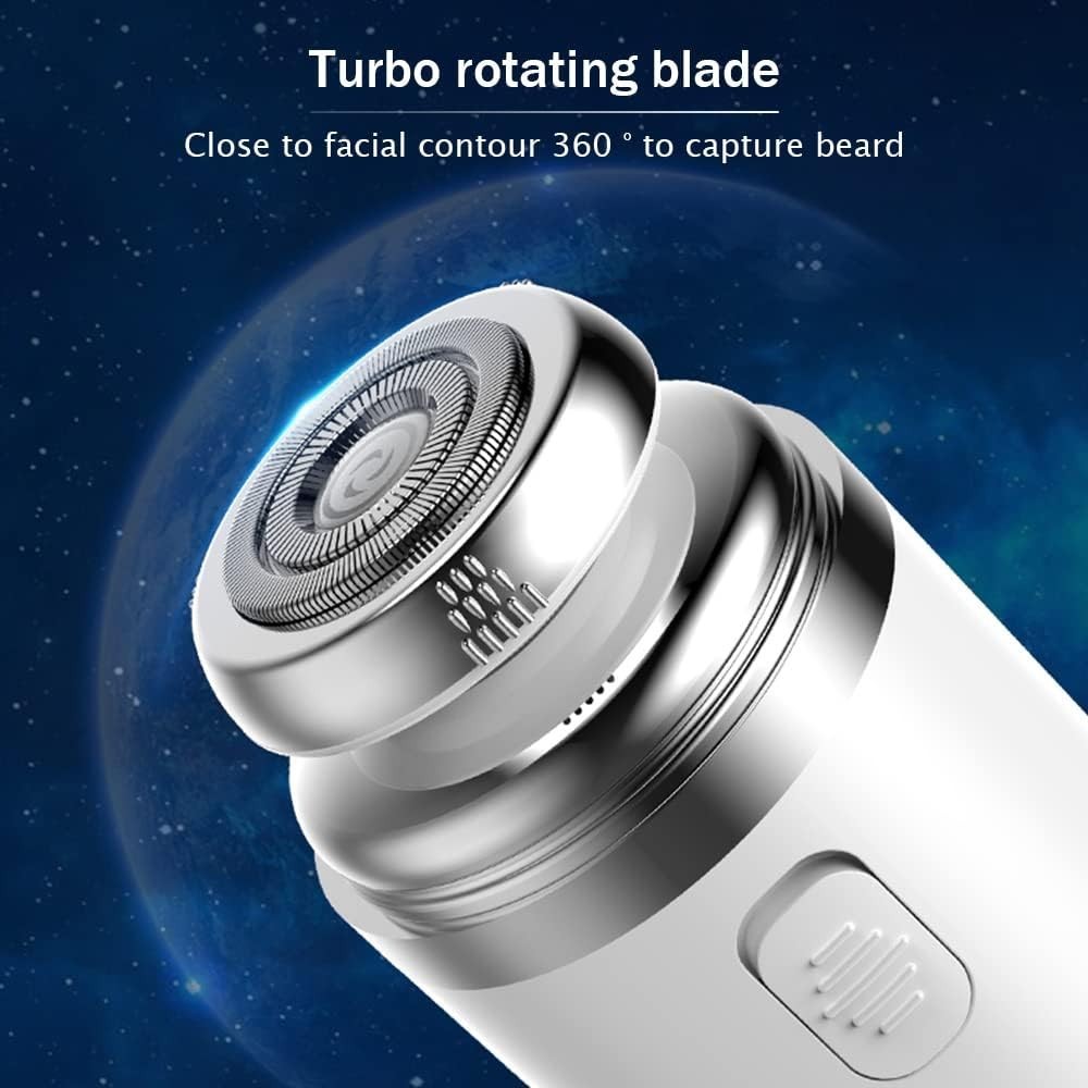 2 in1 Mini Portable Electric Travel Shaver-for Men USB Rechargeable Shaver Razor