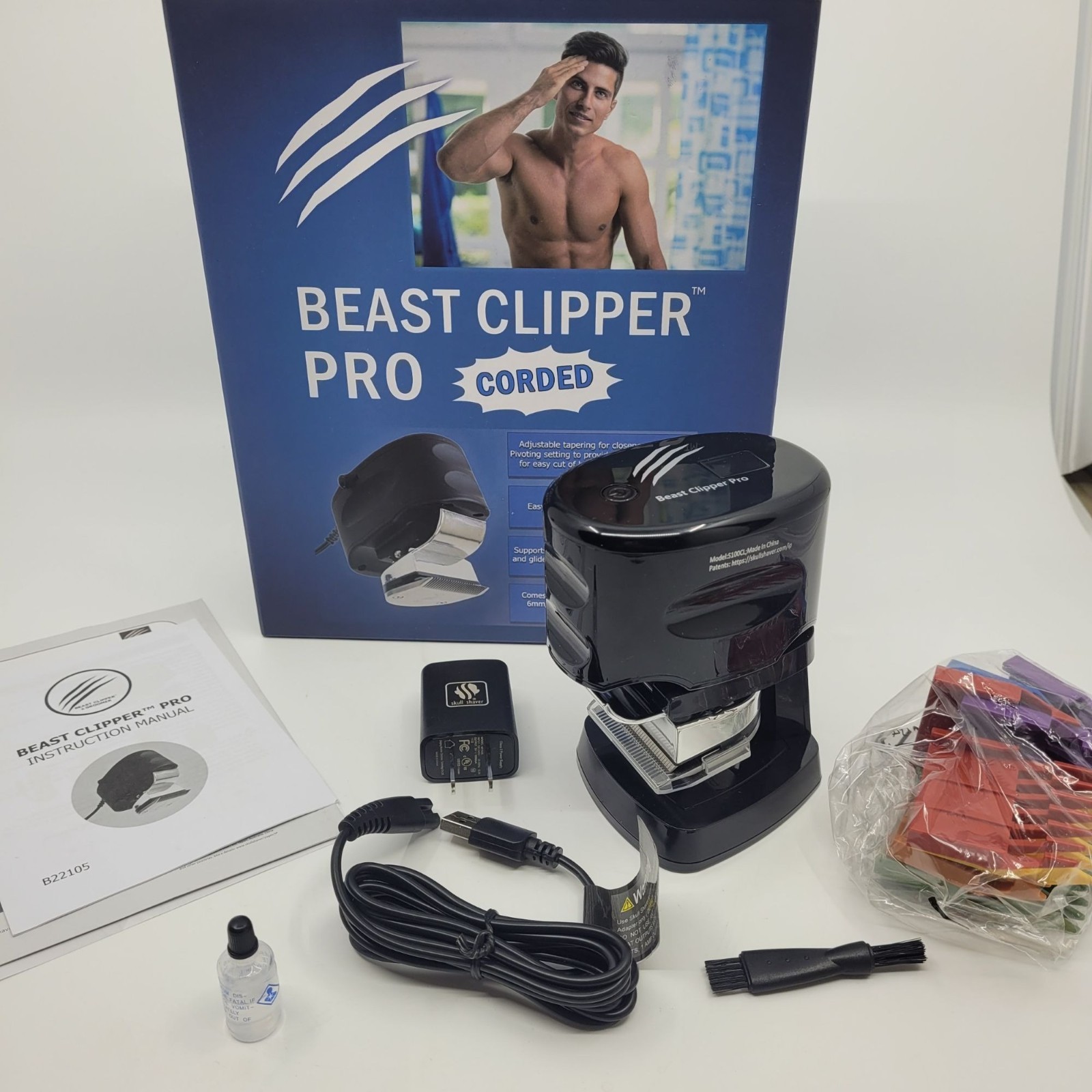 Skull Shaver Beast Clipper Pro Cordless/Corded (READ) NIB Mens Precision Trimmer