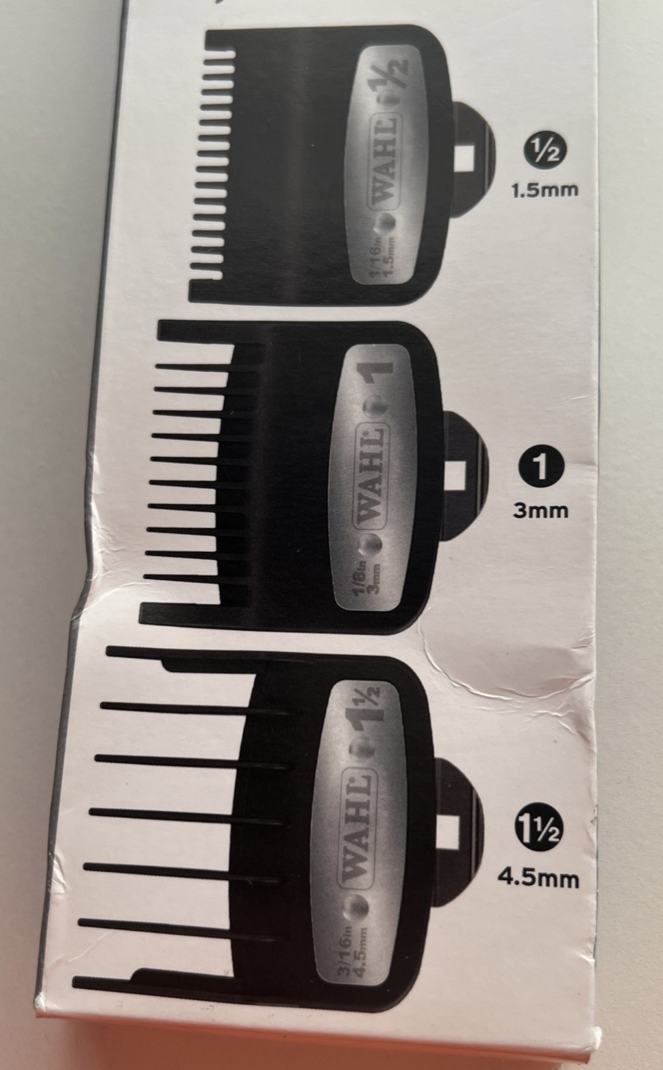 Wahl Premium Attachment Comb Set 1.5mm 3mm 4.5mm 03354-5001