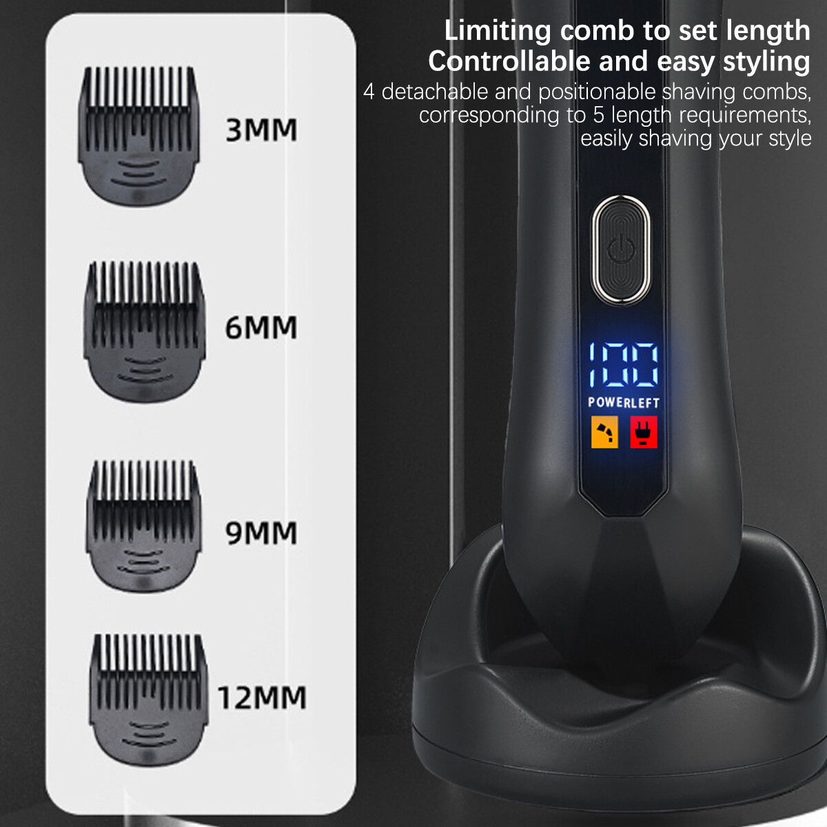 Men’s Pubic Hair Trimmer Electric Groin Body Hair Shaver for Balls Body Hair US