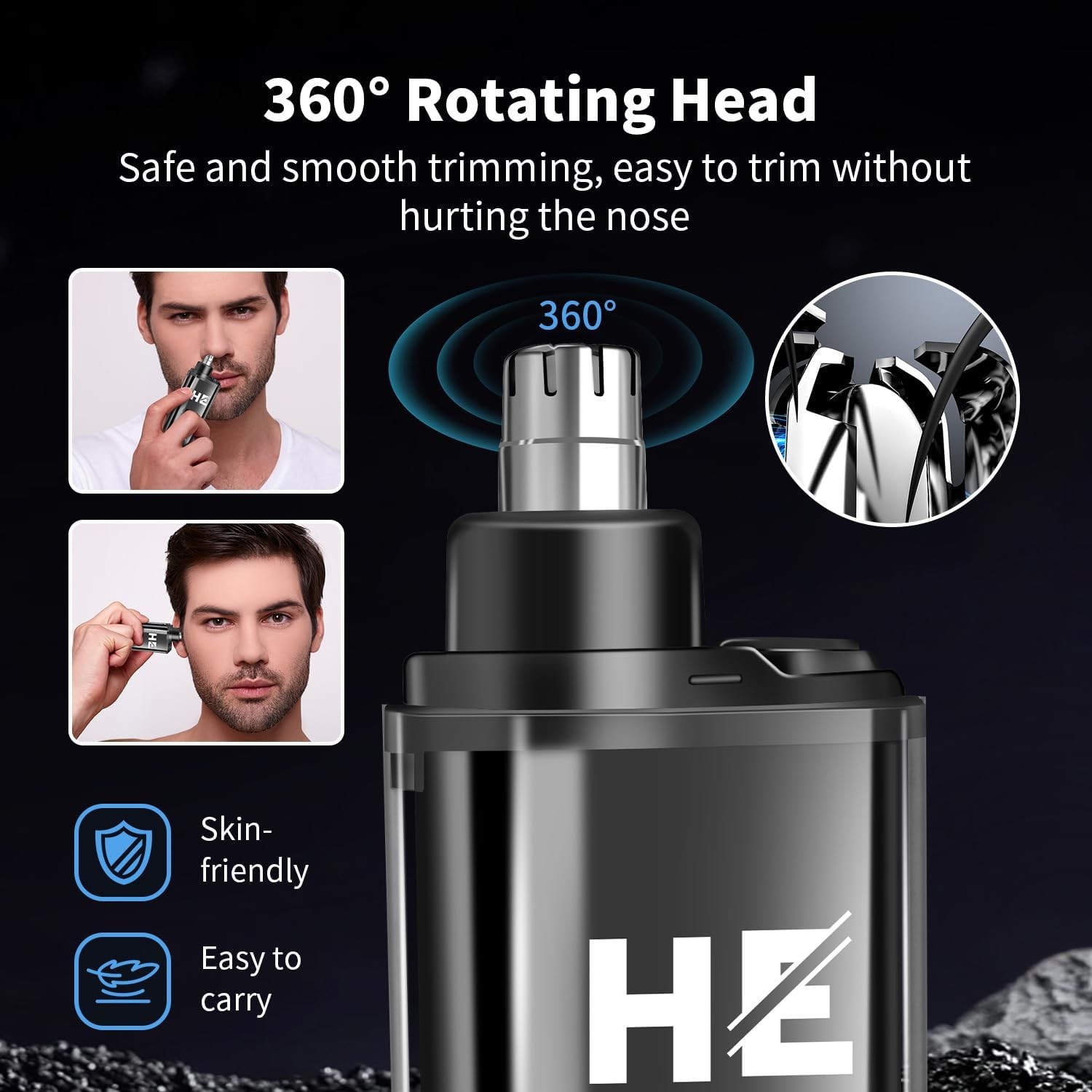 HIENA PRO Hair Clippers Set for Men, Cordless Trimmer & Shaver Kit