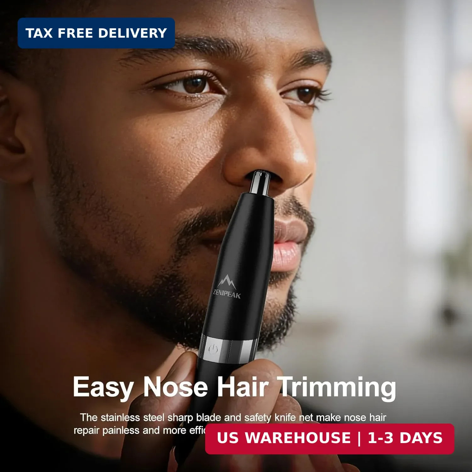 Professional Nose Hair Trimmer for Men & Women, USB-C Rechargeable Electric Ear