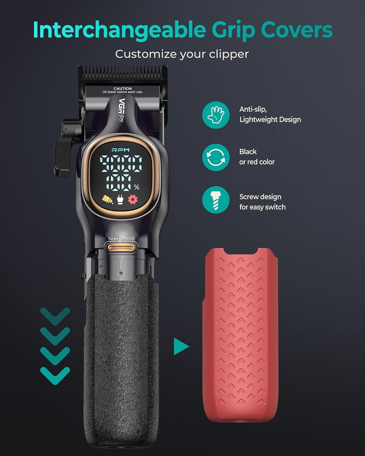 Professional Hair Clippers for Men, Professional Barber Clippers and Trimmer Set