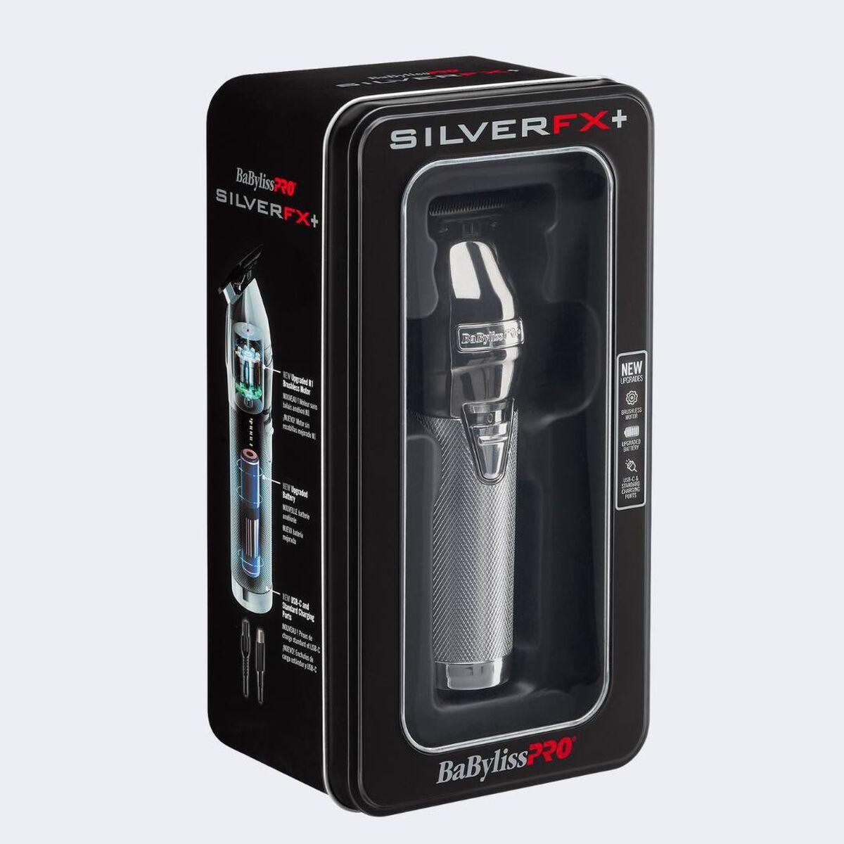 BaBylissPRO® SilverFX+ All-Metal Lithium Clipper & Outlining Trimmer Combo (FX87