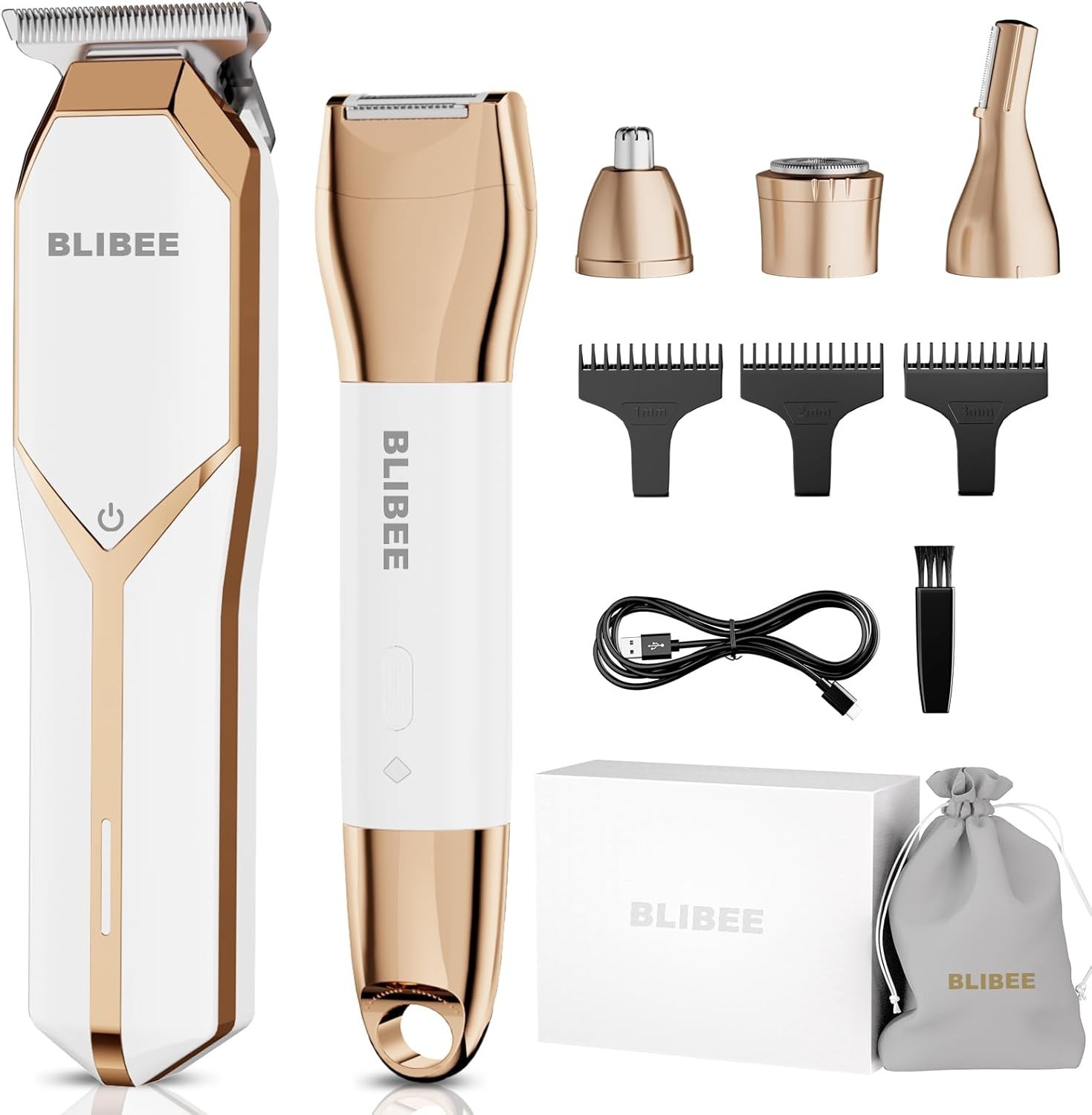Bikini Trimmer & Hair Clippers for Women – Waterproof Electric Razor and 4 in 1