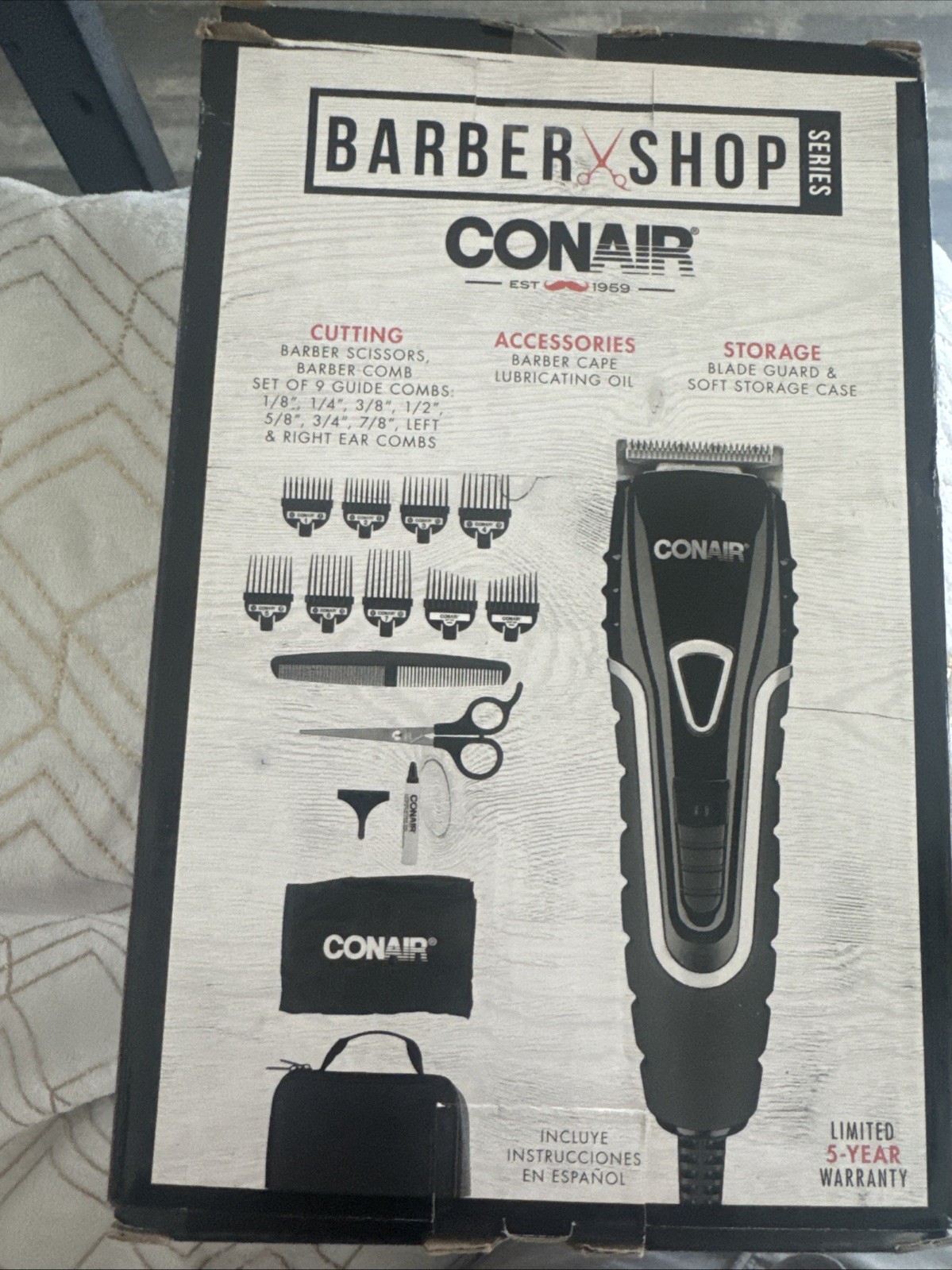 Conair Barbershop Series No-Slip Grip 20-piece Home Haircut Kit BRAND NEW!!!!!!!
