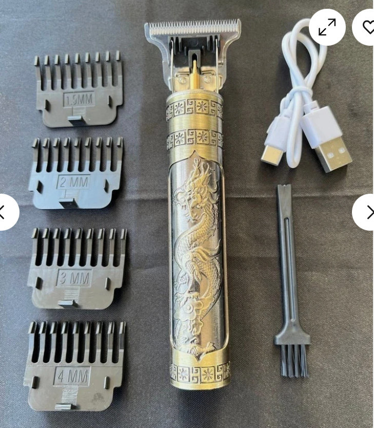Vintage T9 Barbeador Dragon Beard Hair Trimmer Cutter Machine for Men