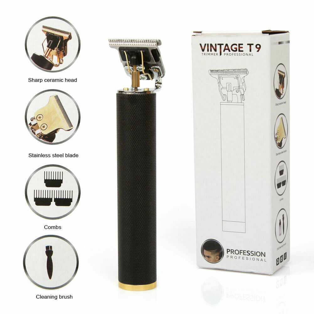 Men Hair Clippers Trimmer Shaver Cutting Beard Cordless Barber T-Blade Seller US