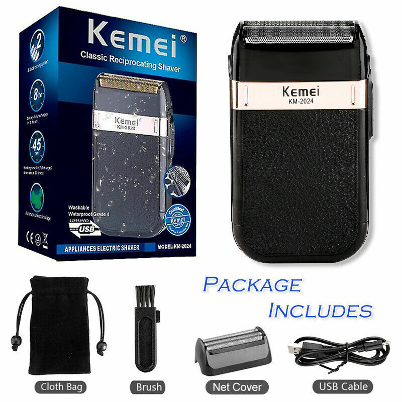 Men’s Electric Shaver Trimmer Razor Rechargeable Hair Beard Shaving Machine