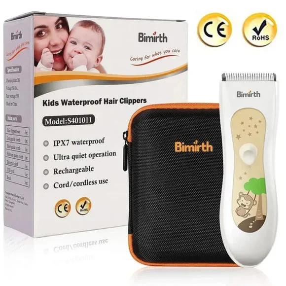 BimIrth Baby Hair Clippers Set Silent Hair Clippers for Kids Babies USA Seller