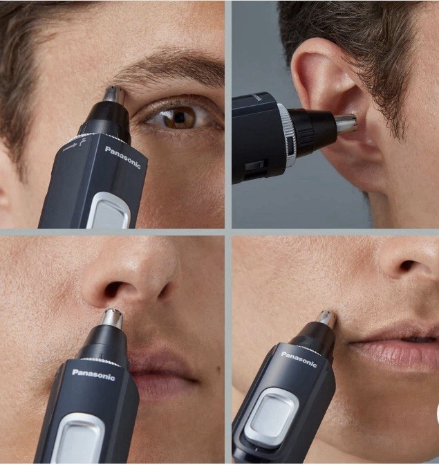 Panasonic Nose Hair Cutter, Eyebrows, Beard, Washable, ER-GN70-K