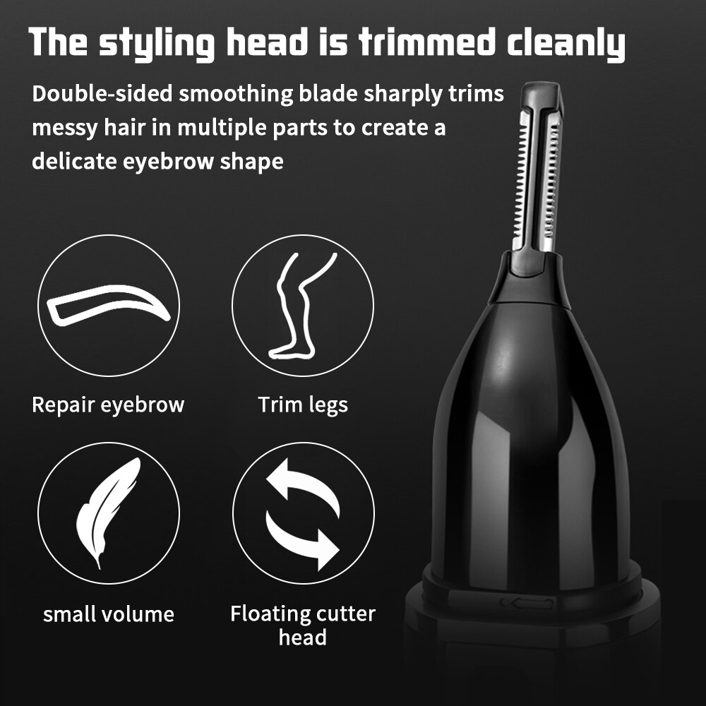 Kemei 4IN1 Beard Trimmer Nose Eyebrow Hair Clippers Shaver Set for Men KM-6630