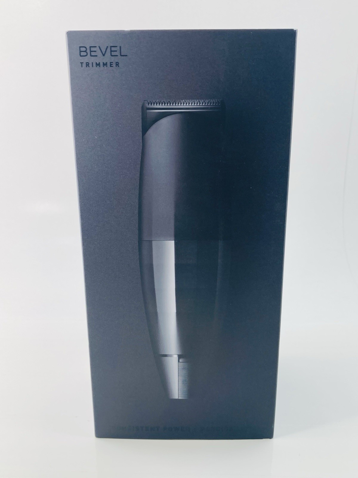 Bevel Cordless Beard & Hair Trimmer Black Lithium-Ion Rechargeable w/ Box Used L