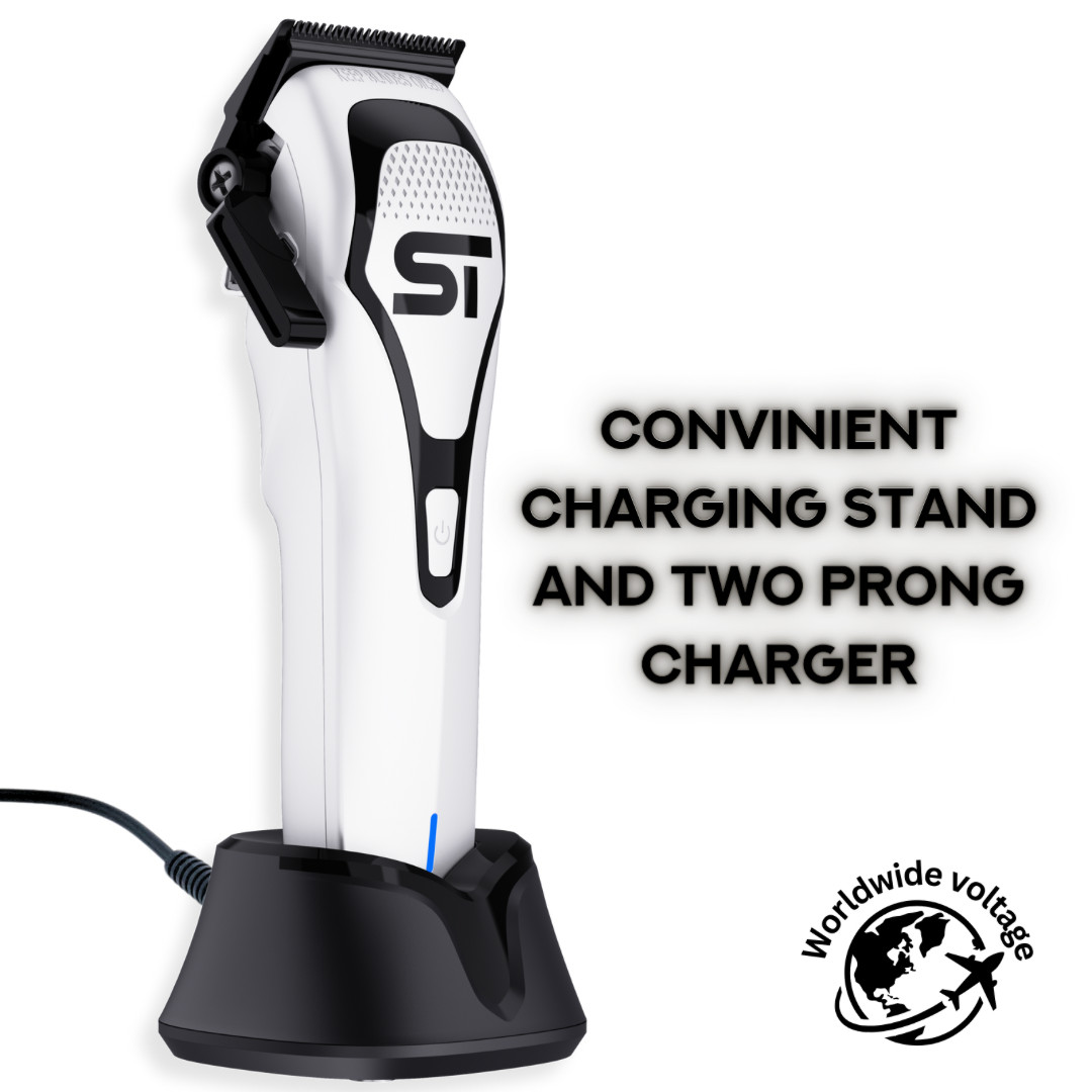 Supreme Trimmer DARKSTAR 72 DLC Fade Clipper w/ Magnetic Vector Motor | White